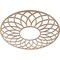 Ekena Millwork Cannes Wood Fretwork Pierced Ceiling Medallion, Red Oak, 38"OD x 13"ID x 3/8"T CMWP38X38X0375CNRO - alternate 2